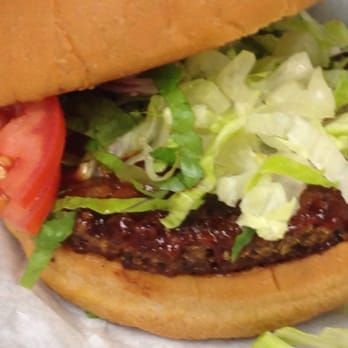 Arlo's Junior - BBQ burger. Flavors were good, texture of the patty was a little tough and chewy - Burgers Near Me - Austin, Texas Arlo's Junior - BBQ burger. Flavors were good, texture of the patty was a little tough and chewy - Burgers Near Me - Austin, Texas