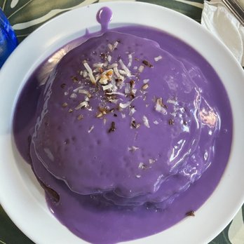 808 Grindz Cafe - ube pancakes - Cafes Near Me - Lahaina, Hawaii