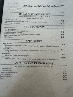 Menu photo 5 Rosie’s Trackside Diner Liverpool, NY Menu photo 5 Rosie’s Trackside Diner Liverpool, NY