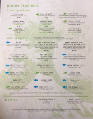 Menu photo 7 Sushi Zen Mill Creek, WA