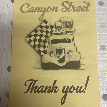 Canyon Street Grill - Menu 1 - Burgers Near Me - West Yellowstone, Montana Canyon Street Grill - Menu 1 - Burgers Near Me - West Yellowstone, Montana