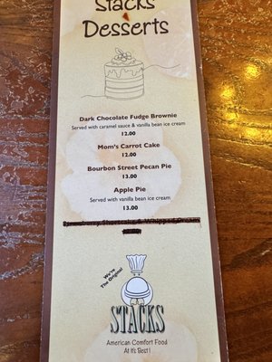Menu photo 6 Stacks Burlingame, CA