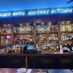 Green Barn Whiskey Kitchen - The bar area.