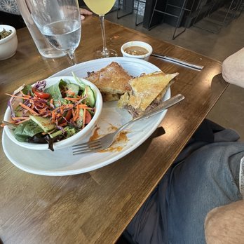 Willows & Pine - Grilled Cheese with brisket w/ side salad - Cajun/Creole Near Me - Oakland, California Willows & Pine - Grilled Cheese with brisket w/ side salad - Cajun/Creole Near Me - Oakland, California