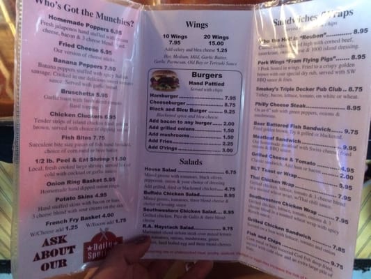 Menu photo 7 Ragged Ass Saloon Saint James City, FL