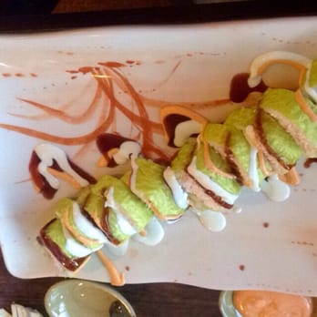 Red River Seafood and Steakhouse - Dragonfly roll - Steakhouses Near Me - Pineville, Louisiana