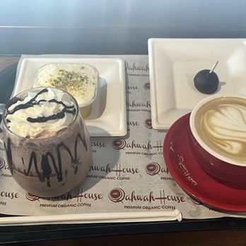 Qahwah House - Chocolate cake pop and pistachio milk cake - Coffee & Tea Near Me - Oak Creek, Wisconsin Qahwah House - Chocolate cake pop and pistachio milk cake - Coffee & Tea Near Me - Oak Creek, Wisconsin
