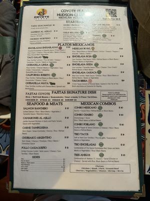 Menu photo 1 Coyote Flaco Hudson, NY