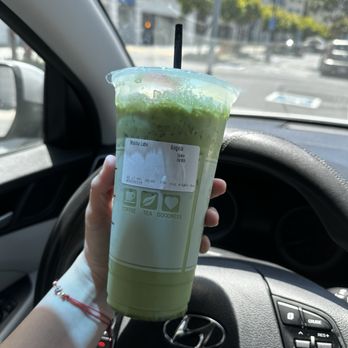 7 Leaves Cafe - Large Matcha Latte Iced - Bubble Tea Near Me - San Francisco, California 7 Leaves Cafe - Large Matcha Latte Iced - Bubble Tea Near Me - San Francisco, California