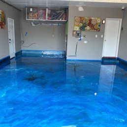 Walk across this epoxy dream.
