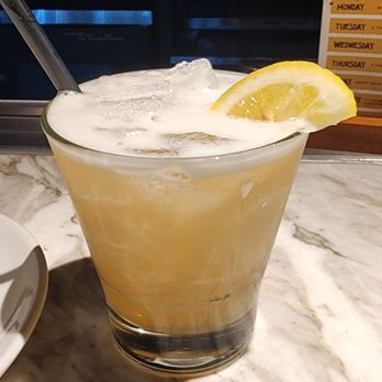 The Vig Fillmore - The Vig makes a fantastic whiskey sour. Choose your favorite whiskey and enjoy - New American Near Me - Phoenix, Arizona The Vig Fillmore - The Vig makes a fantastic whiskey sour. Choose your favorite whiskey and enjoy - New American Near Me - Phoenix, Arizona