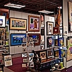 Esprit Decor Gallery & Framing - We have an extensive selection of fine art by local, regional and nationally known artists, arranged salon style in our gallery.