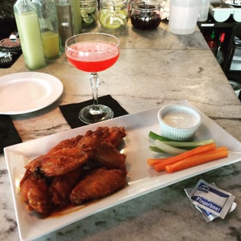 Jerry's Bar - Buffalo wings and a Paper Plane cocktail - Cocktail Bars Near Me - Philadelphia, Pennsylvania Jerry's Bar - Buffalo wings and a Paper Plane cocktail - Cocktail Bars Near Me - Philadelphia, Pennsylvania