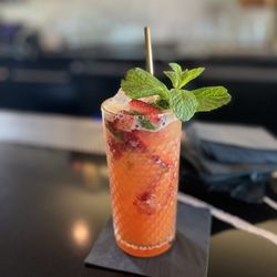In Bloom - Strawberry rhubarb agua fresca