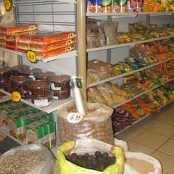 Joseph Bakery and Market - Dried goods, nuts, clean and well stocked shelves in Joseph's Bakery and Market.