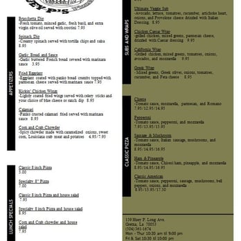 Huey P's Pizzeria - Pizza Near Me - Gretna, Louisiana