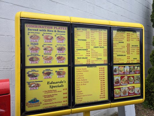 Menu photo 1 Eduardo’s Taco Shop Coos Bay, OR