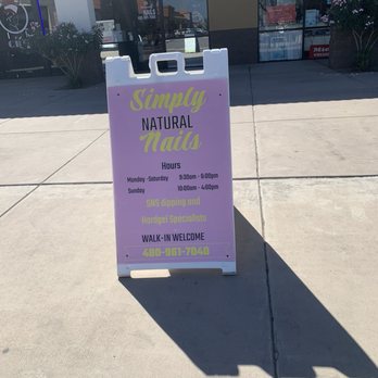 Simply Natural Nails - Signage - Waxing Near Me - Chandler, Arizona