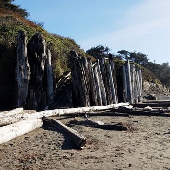 Kalaloch Beach and Campground - View of stairs from beach at the campground. - Campgrounds Near Me - Forks, Washington Kalaloch Beach and Campground - View of stairs from beach at the campground. - Campgrounds Near Me - Forks, Washington
