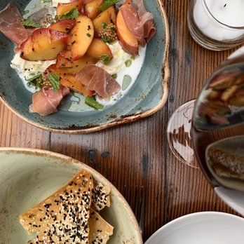 A Mano - HONEY GRILLED PEACHES $16 stracciatella | prosciutto sesame crackers - Italian Near Me - Philadelphia, Pennsylvania