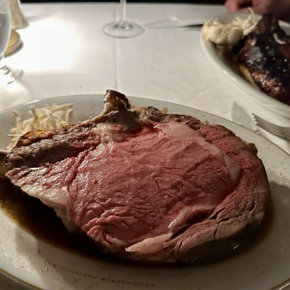 The Prime Rib - 30 oz prime rib, medium rare. - Steakhouses Near Me - Baltimore, Maryland The Prime Rib - 30 oz prime rib, medium rare. - Steakhouses Near Me - Baltimore, Maryland