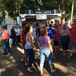 Millersport Sweet Corn Festival - "Normal" food everywhere you turn. These people here know how to grill and BBQ