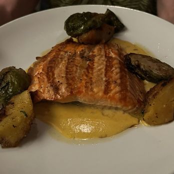 Trento - Barbara's Salmon, Brussel Sprouts & Cippolini Onion 2-27-2026 - Italian Near Me - Farmingdale, New York Trento - Barbara's Salmon, Brussel Sprouts & Cippolini Onion 2-27-2026 - Italian Near Me - Farmingdale, New York