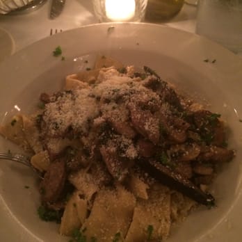 Caffe Buon Gusto - Sausage and Mushroom Pappardelle - Italian Near Me - Brooklyn, New York