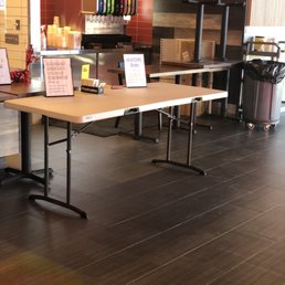 Side of shop, no dine in setup