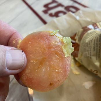 Sourdough & Co. - One of the tomatoes on my sandwich, I really couldn't tell if tomatoes were on it, except for this gem. - Sandwiches Near Me - Modesto, California