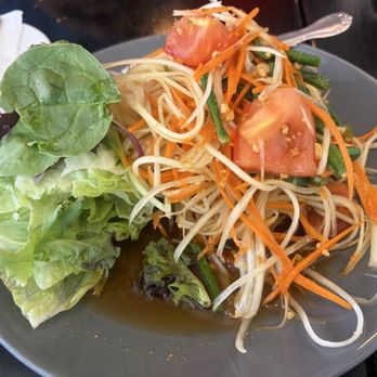 Bulan Thai Vegetarian Kitchen - *Papaya Salad (V)(GFO) - Vegetarian Near Me - Los Angeles, California Bulan Thai Vegetarian Kitchen - *Papaya Salad (V)(GFO) - Vegetarian Near Me - Los Angeles, California