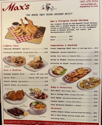 Menu photo 3 Max's Restaurant Bakersfield, CA Menu photo 3 Max's Restaurant Bakersfield, CA