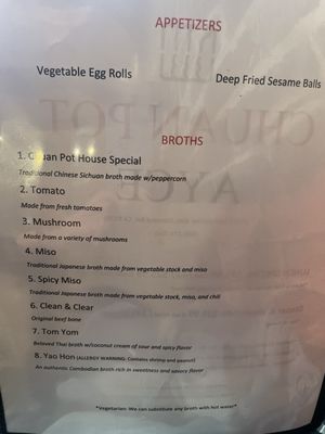 Menu photo 6 Chuan Pot Diamond Bar, CA