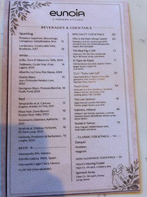 Menu photo 3 Eunoia Washington, DC, DC