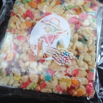 Layered Cakerie - Fruity Pebbles Rice Crispy Treat - Bakeries Near Me - Montclair, California Layered Cakerie - Fruity Pebbles Rice Crispy Treat - Bakeries Near Me - Montclair, California