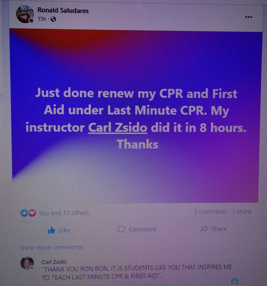 LAST MINUTE CPR & FIRST AID Updated September 2024 28 Photos & 40