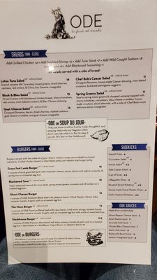 Menu photo 6 Ode to Food and Drinks Sioux Falls, SD