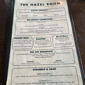 The Hazel Room - Menu - Breakfast & Brunch Near Me - Portland, Oregon The Hazel Room - Menu - Breakfast & Brunch Near Me - Portland, Oregon