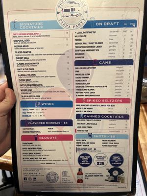 Menu photo 2 Treylor Park Pizza Party Savannah, GA Menu photo 2 Treylor Park Pizza Party Savannah, GA