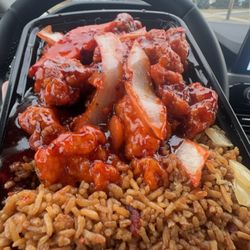 Golden Wok - L20. Orange Chicken Lunch