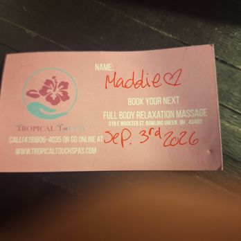 Tropical Touch Spa - Massage Near Me - Bowling Green, Ohio Tropical Touch Spa - Massage Near Me - Bowling Green, Ohio