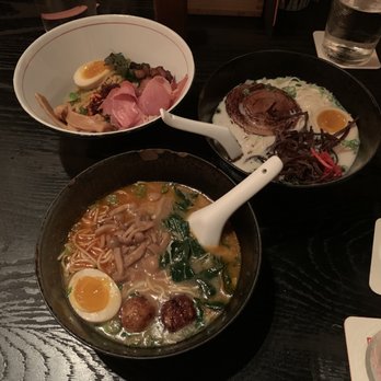 Two Ten Jack - clockwise from top left: Abura Soba, Tonkotsu Ramen, Tori Paitan Shoyu Ramen - Cocktail Bars Near Me - Nashville, Tennessee Two Ten Jack - clockwise from top left: Abura Soba, Tonkotsu Ramen, Tori Paitan Shoyu Ramen - Cocktail Bars Near Me - Nashville, Tennessee