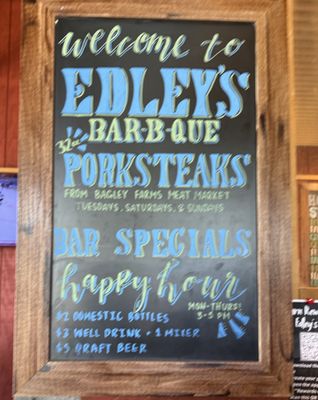 Menu photo 2 Edley’s Bar B Que Glen Carbon, IL