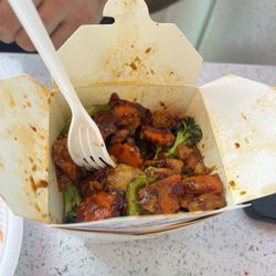 Create Your Own Dish ( check out the options on the back of the menu)