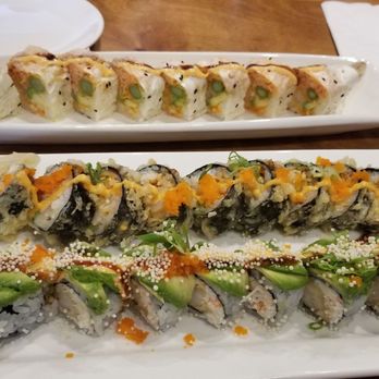 MOMO Sushi - Angel roll, mill creek roll and the American dream roll! American dream roll with avacado was Super Good!! - Sushi Bars Near Me - Mill Creek, Washington MOMO Sushi - Angel roll, mill creek roll and the American dream roll! American dream roll with avacado was Super Good!! - Sushi Bars Near Me - Mill Creek, Washington