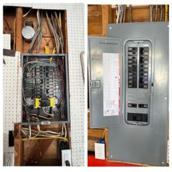 S and L Electrical - Panel change from 125A to 200A! Added breaker space for future electrical additions!