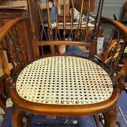 Restoration Furniture Repair - Finished product on this chair we recaned.