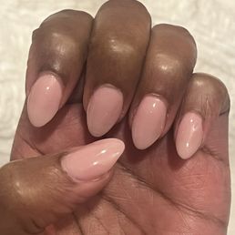 Builder gel manicure (lifted cuticles)