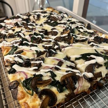 Pizzalina - Forest pizza on gluten free crust (very good) - Pizza Near Me - Walnut Creek, California Pizzalina - Forest pizza on gluten free crust (very good) - Pizza Near Me - Walnut Creek, California