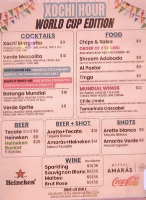Menu photo 4 Taqueria Xochi - Navy Yard Washington, DC, DC